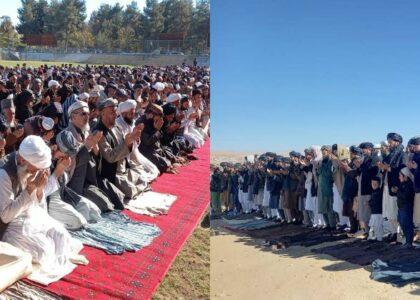 صدها تن در غور و فاریاب نماز استسقاء را ادا کردند