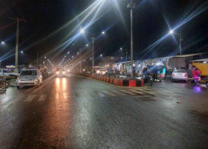 Reconstructed road, square inaugurated in Farah City