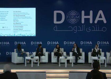 Doha Forum talks state of education in Afghanistan