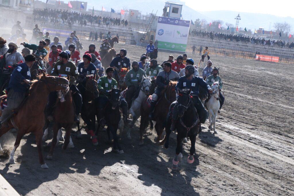 5th round of Buzkashi League kicks off in Kabul