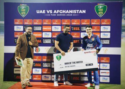 Gurbaz century helps Afghanistan crush UAE in first T20