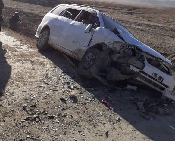حادثۀ ترافیکی در شاهراه کابل- غزنی یک کشته و ۱۴ زخمی بر جا گذاشت
