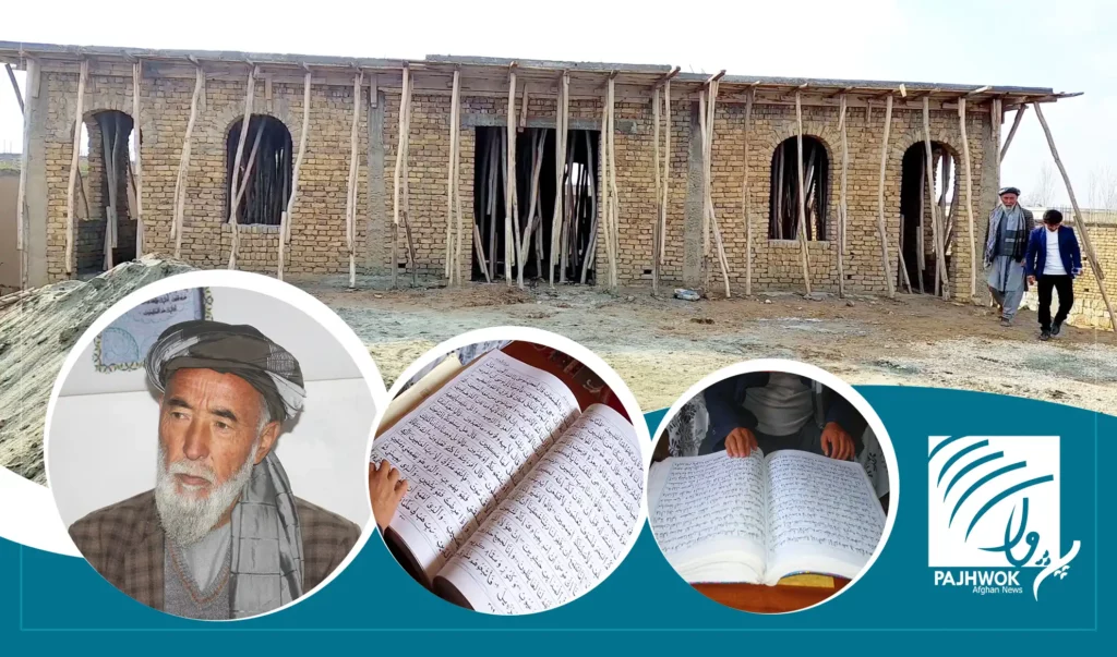 مردی در سمنگان که با وجود بیماری قلبی چهار نسخۀ قرآن‌کریم را دست‌نویس کرده خواستار کمک برای درمان مریضی‌اش است