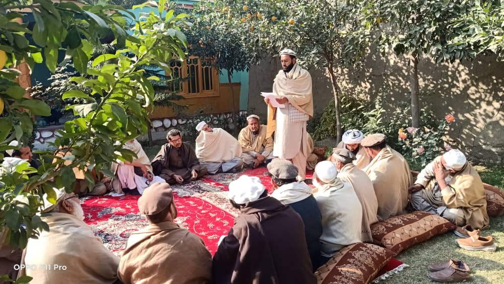 Nangarhar rival families reconcile after five years