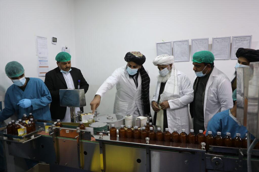 یک فابریکۀ تولید دوا در کابل افتتاح شد