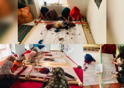 Takhar youth employs dozens of women in carpet factory