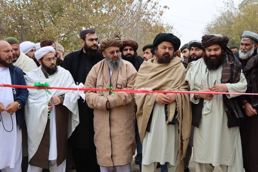Construction work launched on road in Mazar-i-Sharif