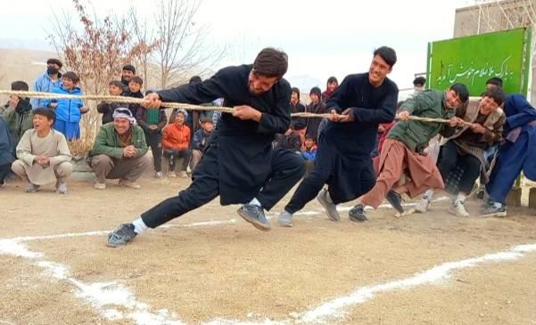To revive traditional games, tug of war contest held in Bamyan