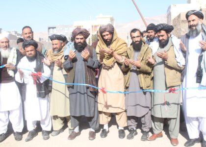 Road worth 7.5m afs being constructed in Herat