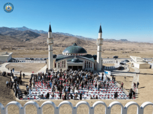 پکتیا کې د ۱۵ میلیون افغانیو په لګښت یو جامع جومات جوړ شو