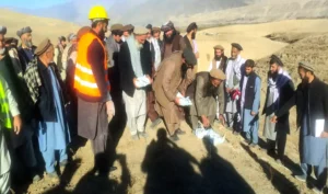 Check dam being built in Badakhshan