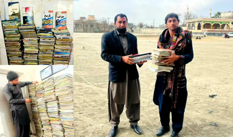 ښوونځيو کې د کتابونو کموالی؛ خوست کې یو شمېر ځوانانو د کتابونو ټولولو کور په کور کمپاین پیل کړی
