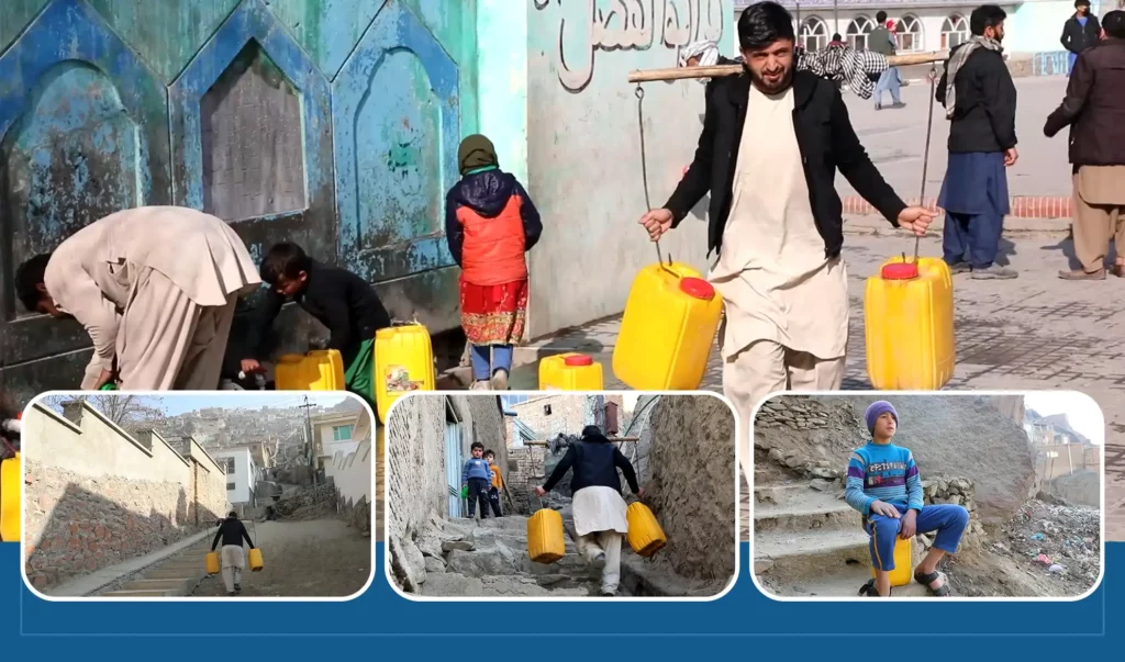 برخی باشنده‌گان شهر کابل از عدم دسترسی به آب آشامیدنی صحی شکایت دارند