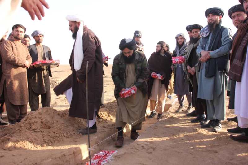 Mosque being built in memory of Dasht-i-Laila martyrs