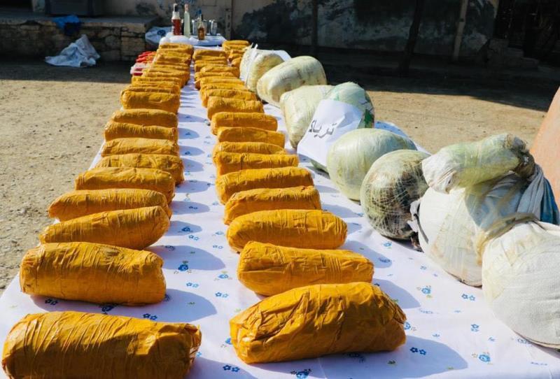 Dozens kg of drugs seized in Balkh