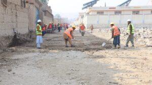 Road worth 9m afs being constructed in Jalalabad