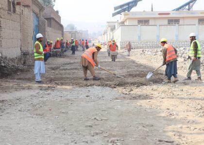 Road worth 9m afs being constructed in Jalalabad