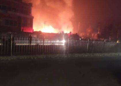 Kabul market fire causes financial losses: Police