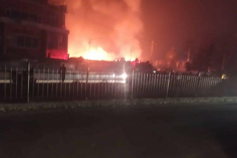 Kabul market fire causes financial losses: Police