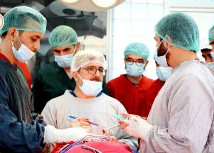 Brain tumor surgery successfully performed at Kabul Hospital