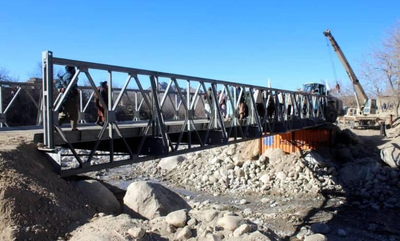 به هزینۀ ۲۰ میلیون افغانی یک پل در کاپیسا ساخته شد