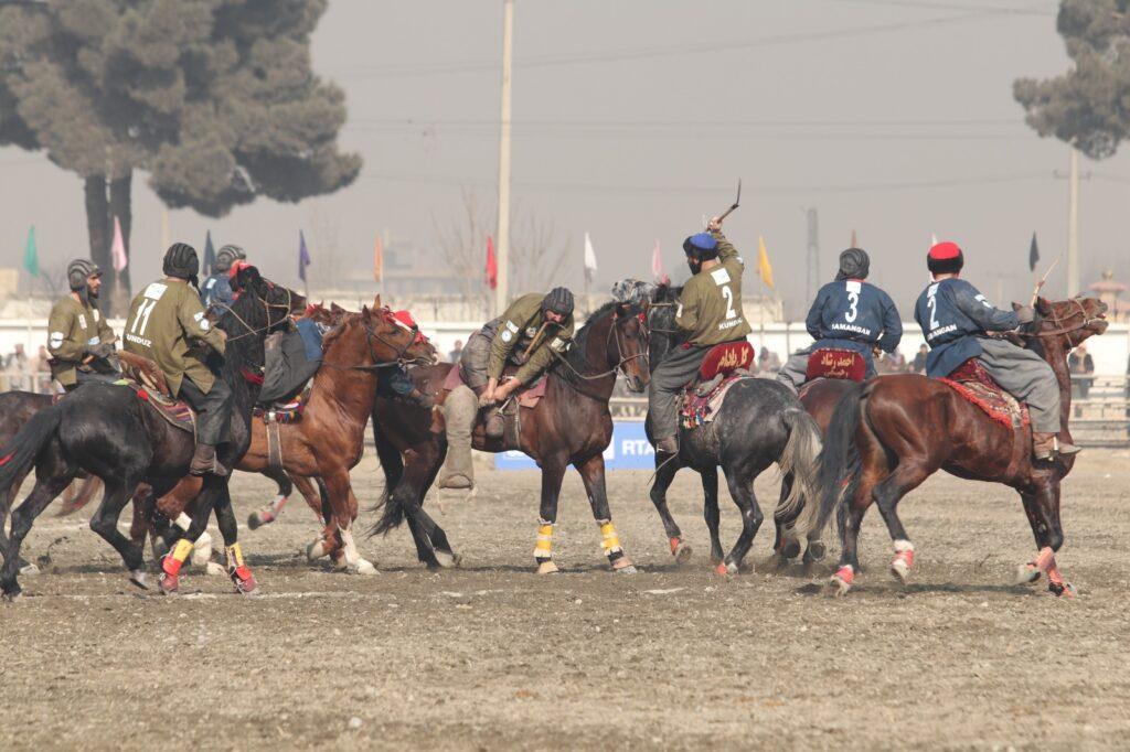 Samangan, Sar-i-Pul reach final of Buzkashi tournament