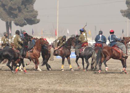 Samangan, Sar-i-Pul reach final of Buzkashi tournament