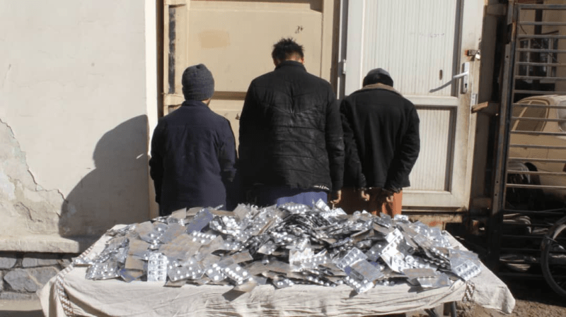 8 people arrested, 43,500 addiction tablets recovered in Kabul