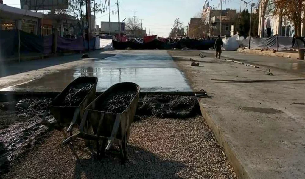 کار چندین پروژۀ سرک‌سازی و چکدم‌ها در زابل و جوزجان آغاز گردید