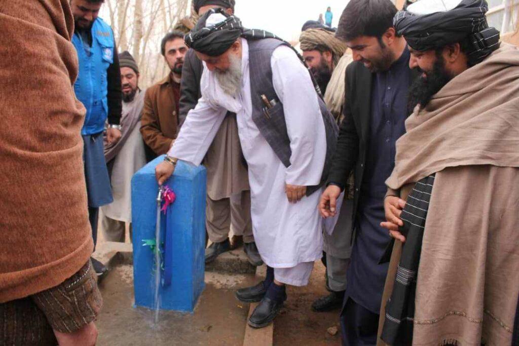 کار دو پروژه با هزینۀ  نزدیک به ۱۳ ‎میلیون افغانی در بامیان تکمیل شد