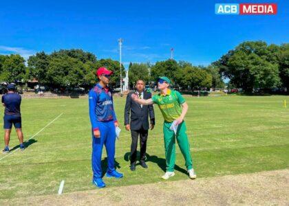 Afghanistan, South Africa square off in tri-series match