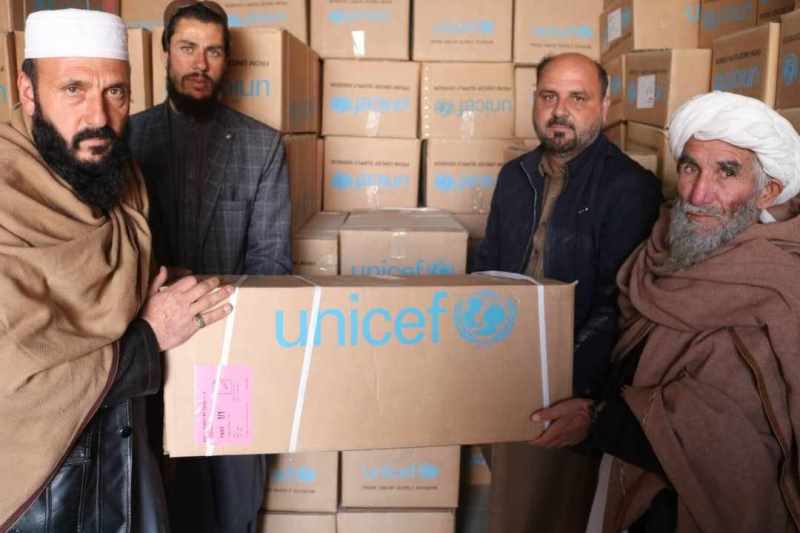 UNICEF provides items worth 19m afs for Logar schools