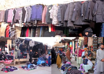 Jawzjan secondhand clothes business boosts in winter