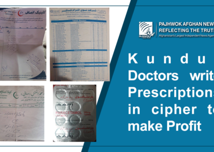 Coded prescriptions issue seriously tackled in Balkh: Officials