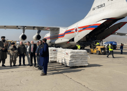 Russia delivers humanitarian aid to quake survivors