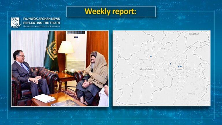 12 people killed, wounded in Afghanistan last week