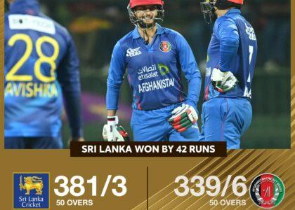 SL flay Afghanistan in ODI series opener