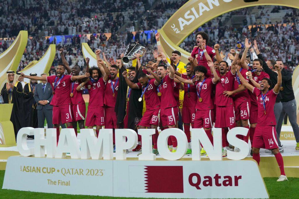 Qatar retain AFC title, beat Jordan 3-1