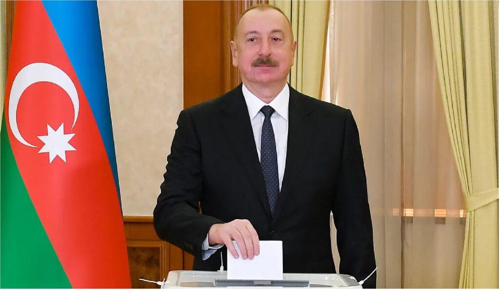 Azerbaijan president set to win 5th term in office