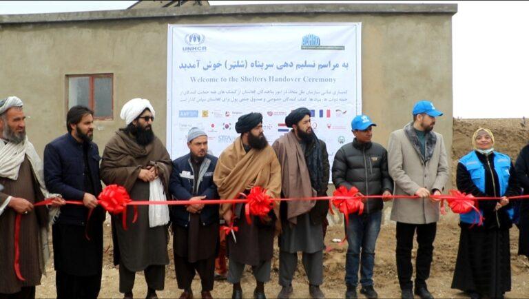 90 war-displaced families get shelters in Jawzjan