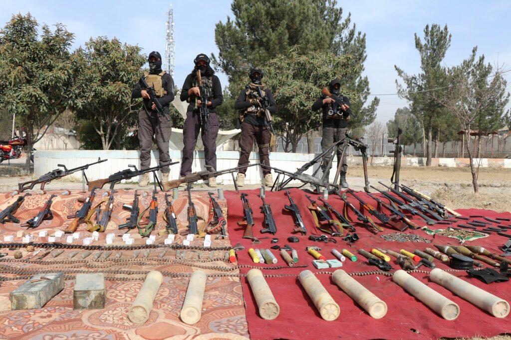Dozens of weapons, ammunition seized in Khost