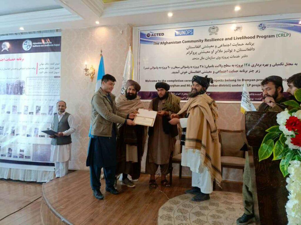 Dozens of projects costing 120m afs completed in Bamyan