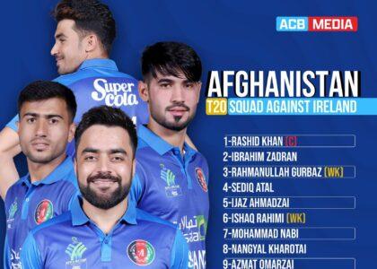 Rashid to lead Afghanistan in T20 series against Ireland