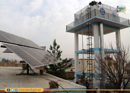 چهار شبکۀ آب‌رسانی در کابل ساخته شد