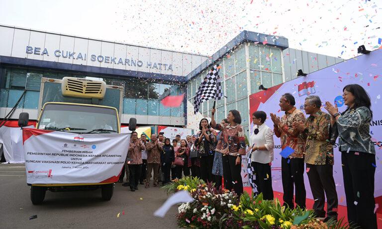Indonesia AID donates 10m doses of polio vaccine to Afghanistan