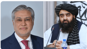 امیر خان متقی با وزیر خارجه جدید پاکستان روی تقویت روابط دو کشور گفتگو نمود
