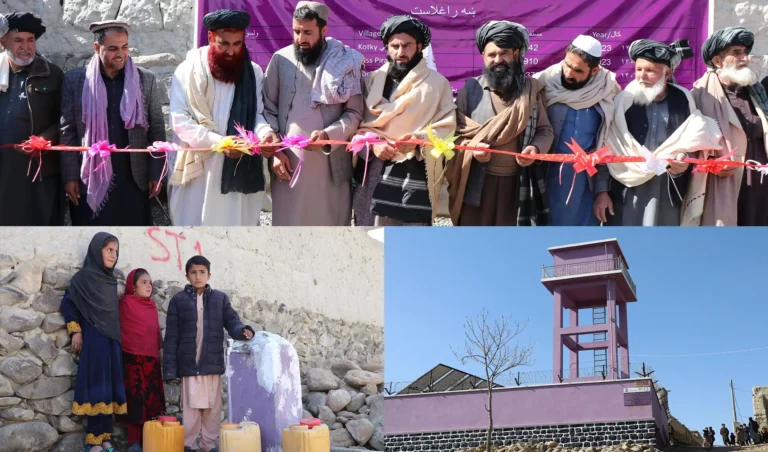 خوست کې د څښاک اوبو درې شبکې ګټې اخیستنې ته وسپارل شوې