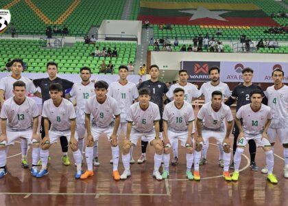 Afghanistan beats Myanmar 6-1 in Futsal match
