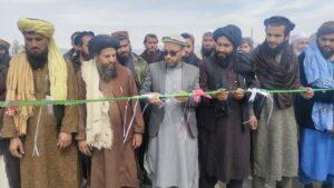 لغمان کې د ۱۴۴ زره ډالرو په لګښت یو استنادي دېوال جوړ شو