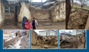 Snow spell destroys 52 houses in Panjsher, Kapisa
